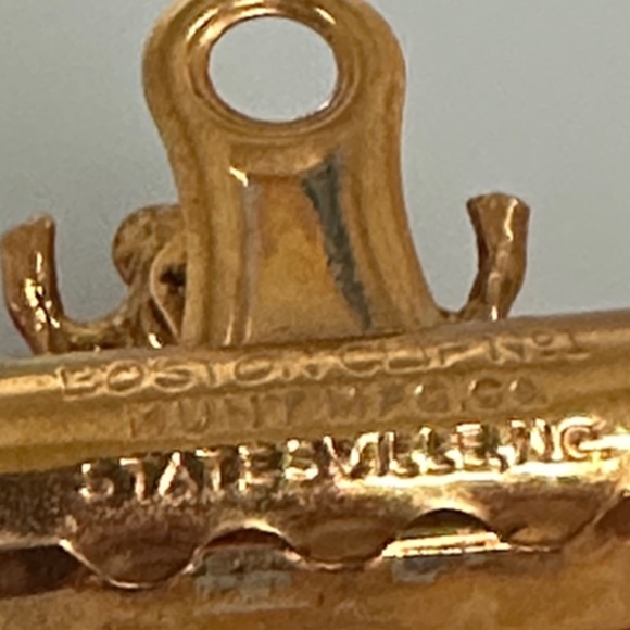 Red and Gold Ladybug Vintage Clip - Picture 2 of 10